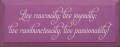 Shown in Old Plum with Cream lettering