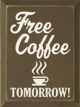 Shown in Old Brown with Cream lettering