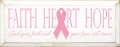 Shown in Old Cottage White with Pink lettering