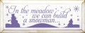 Shown in Old Cottage White with Purple lettering