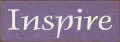 Shown in Old Purple with Cream lettering