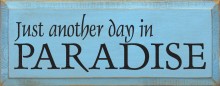 Shown in Old Light Blue with Black lettering