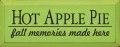 Shown in Old Apple with Black lettering