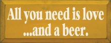 Shown in Old Mustard with Cottage White lettering
