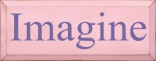 Shown in Old Baby Pink with Purple lettering