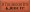 Shown in Old Burnt Orange with Black lettering