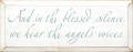 Shown in Old Cottage White with Sea Blue lettering
