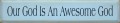 Shown in Old Baby Blue with Blue lettering