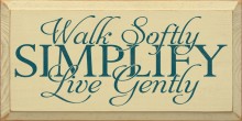 Shown in Old Cream with Peacock lettering
