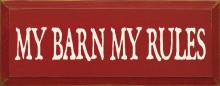 Shown in Old Red with Cream lettering