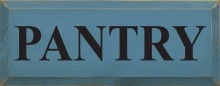 Shown in Old Williamsburg Blue with Black lettering