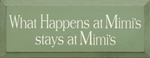 Shown in Old Sage with Cream lettering
