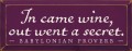 Shown in Old Elderberry with Cream lettering