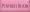 Shown in Old Pink with Black lettering