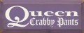 Shown in Old Purple with Cream lettering