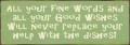 Shown in Old Celery with Cottage White lettering