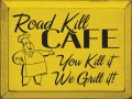 Shown in Old Yellow with Black Lettering