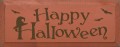 Shown in Old Paprika with Brown lettering