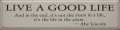 Shown in Old Putty with Black lettering