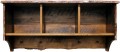 Rustic Shelf with Storage Cubbies - 4' long