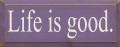Shown in Old Purple with Cream lettering
