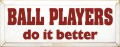 Shown in Old Cottage White with Red lettering