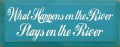 Shown in Old Turquoise with Cream lettering