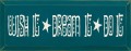Shown in Old Peacock with Cream lettering