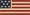 ONLY AVAILABLE IN THE COLORS SHOWN: Old Cream with Blue Star area and Red Stripes