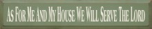 Shown in Old Sage with Cream lettering