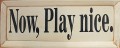 Shown in Old Cream with Black lettering