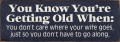 Shown in Old Blue with Cream lettering