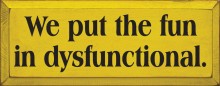 Shown in Old Yellow with Black lettering