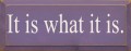 Shown in Old Purple with Cream lettering