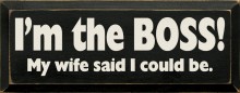 Shown in Old Black with Cream lettering