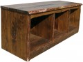 Natural Pine wood is coated with a sealant - color and detail vary with every piece