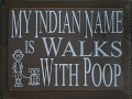 Shown in Old Black with Cream lettering