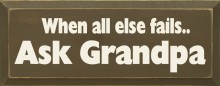 Shown in Old Brown with Cream lettering
