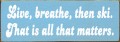 Shown in Old Light Blue with Cottage White lettering