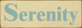 Shown in Old Cream with Sea Blue lettering
