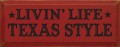 Shown in Old Red with Black lettering