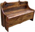 Natural Pine wood is coated with a sealant - color and detail vary with every piece