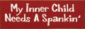 Shown in Old Red with Cream lettering