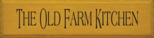 Shown in Old Mustard with Black lettering