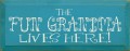 Shown in Old Turquoise with Cream lettering
