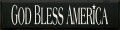 God Bless America - (large)