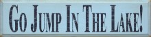 Shown in Old Baby Blue with Blue lettering