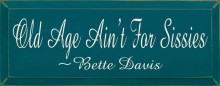 Shown in Old Peacock with Cream lettering