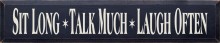 Shown in Old Blue with Cream lettering