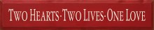 Shown in Old Red with Cream lettering